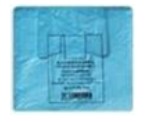 Buy Plastic Carrier Bag Blue 20 microns, Tri Star Ltd, Plastic Carrier Bag blue 11 x 17 x 21 inches 1000 per box (10 x 100)