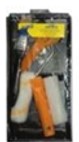 6 Piece Decorating Set 4” tray, 4” handle,,foam refill, acrylic refill, scraper and 1” paint brush